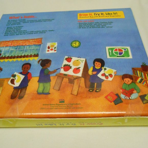 NEW Pre-School Fun w/ Fruits & Vegetables Grow it,Try it Like it! teaching guide - Picture 8 of 9